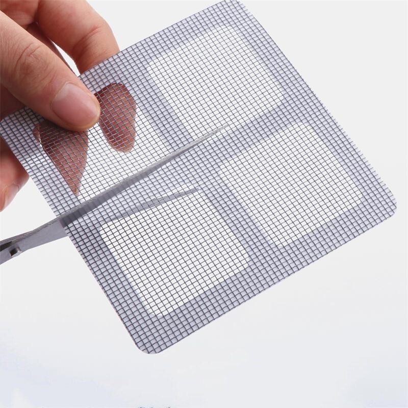 1-10 unds/pack de mosquiteros para ventana parche de reparación autoadhesivo diy partición exterior insectos FIy cortinas para bichos Protector de protección