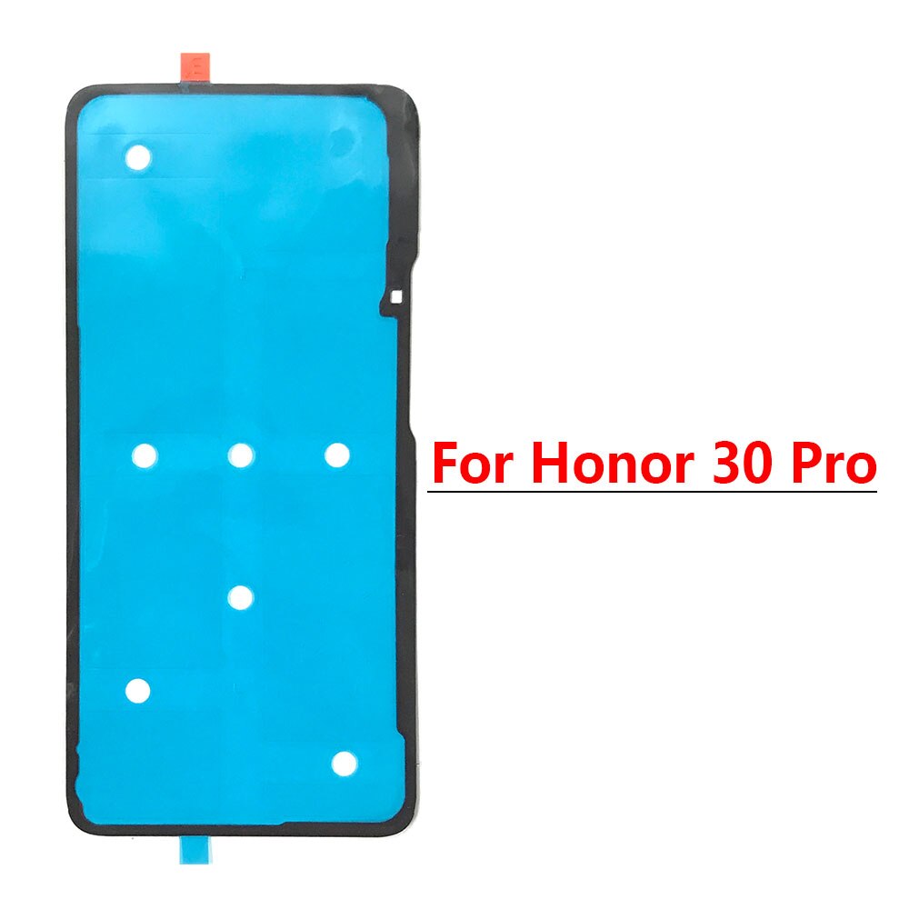 2 sztuk naklejki samoprzylepne powrót obudowa pokrywa baterii taśma klejąca do Huawei Honor 9 10 8X 30 20 20i Nova 3 6 P30 P40 P10 P20 Lite Pro: Honor 30 Pro