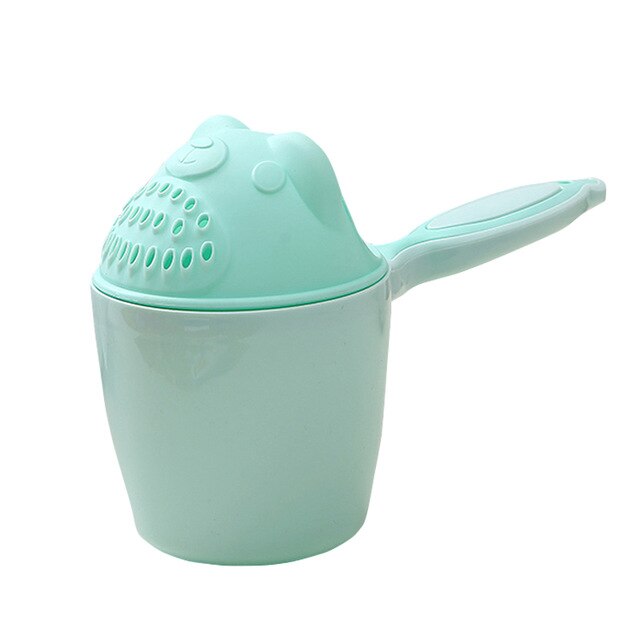 Baby Shower Bath Water Swimming Bailer Shampoo Wash Cup Children Shower Bath Accessories Pink and Light green: Light green