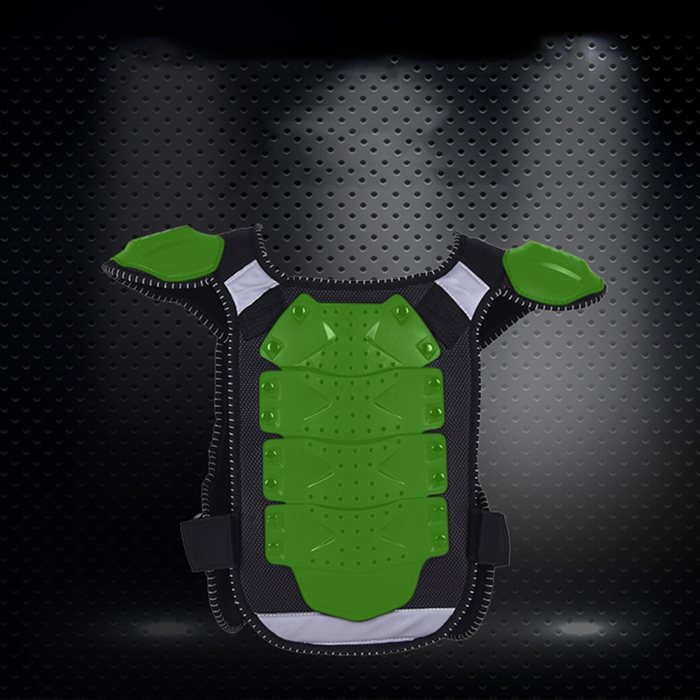 4-15 Years Children Full Body Protector Vest Armor Kids Motocross Armor Jacket Chest Spine Protection Gear Anti-fall