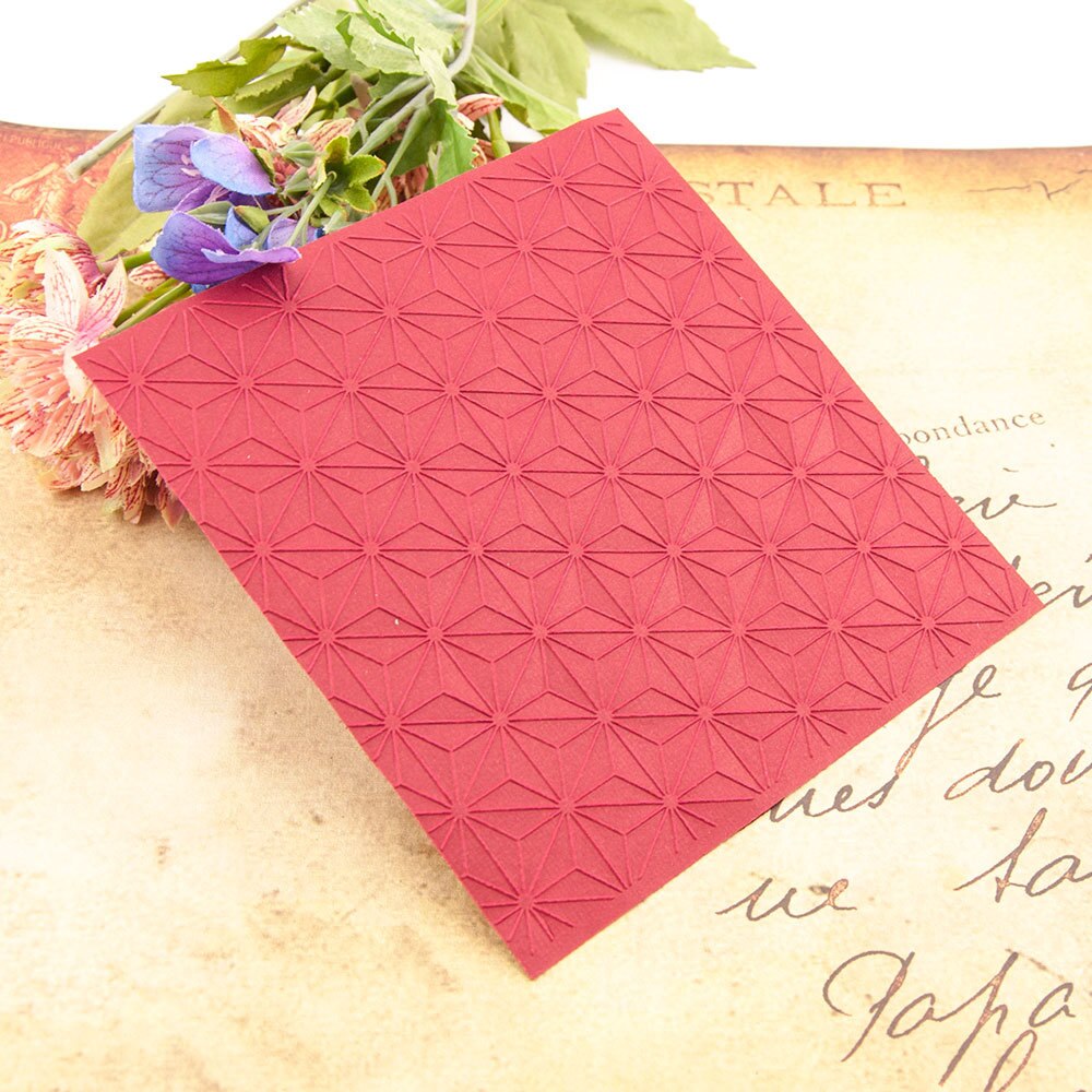 Diamond Embossing Folder for Card Making Plastic Scrapbooking Photo Album Card Paper DIY Craft Decoration Template Mold EM198