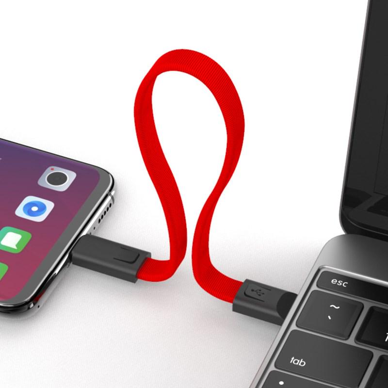 Mikro USB Daten Kabel Tragbare Schlüsselbund 22cm Mini Keychain Ladegerät Kabel Schnelle Ladegerät Multicolors Freies aus Spanien