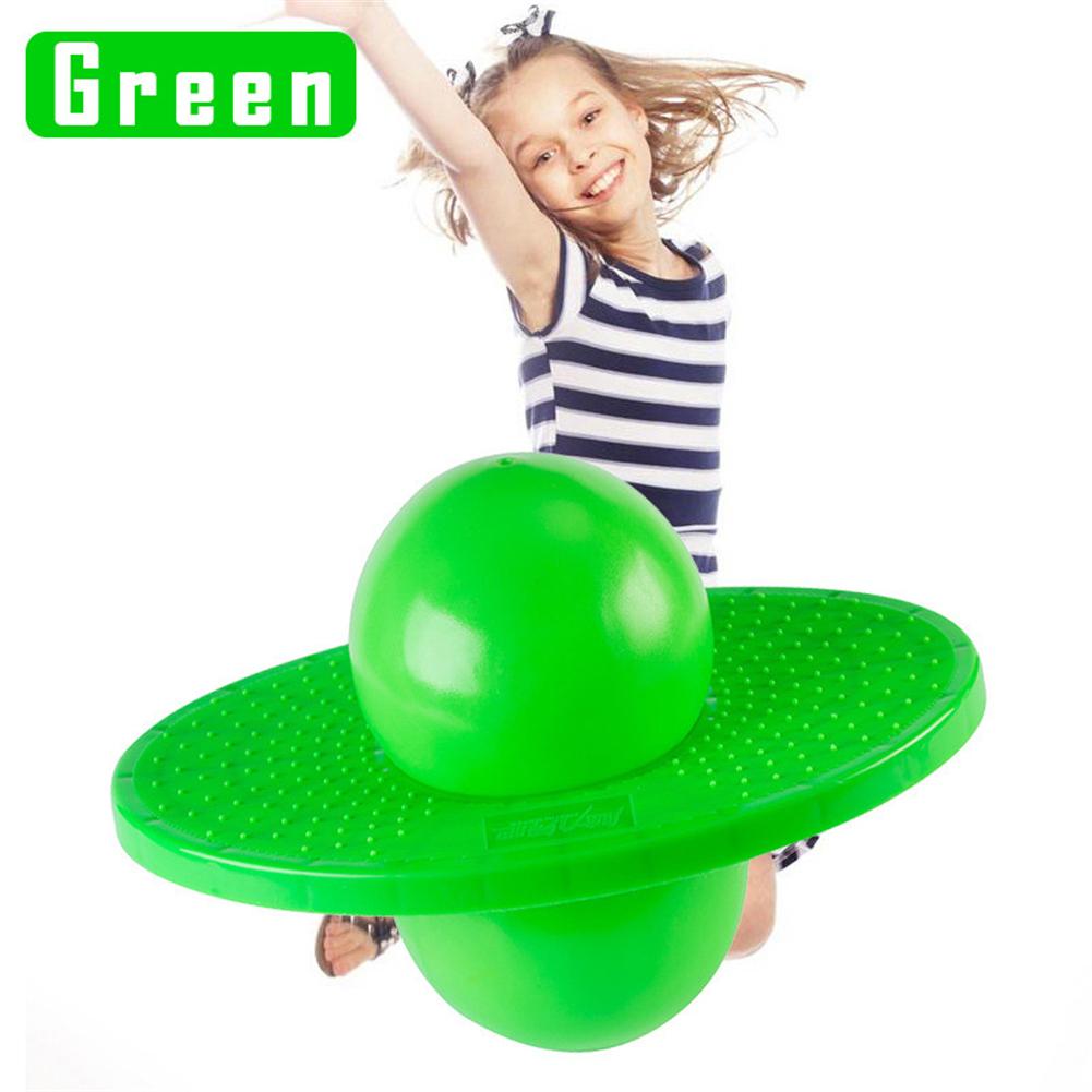 1pc Pogo Ball Hopper Sport High Balance Bounce Jump Board Ball Fitness Ball With Inflating Pump Bouncing Ball For Kids