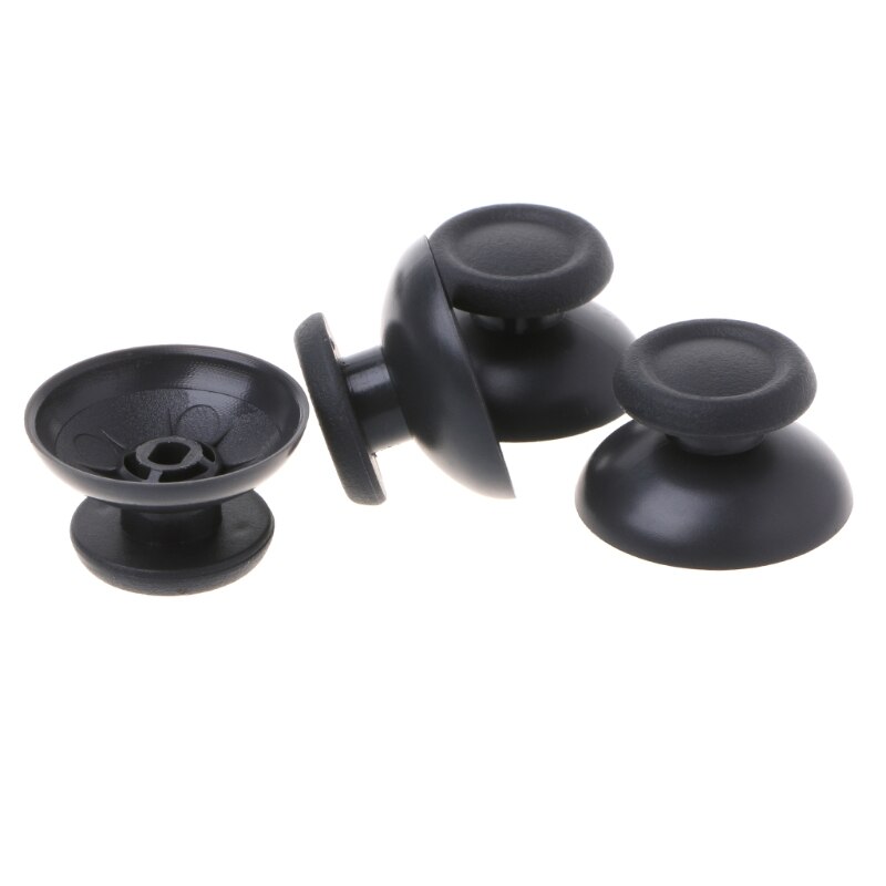 1Set/10Pcs Plastic Black Analoge Thumbstick Thumb Stick Vervangen Voor Playstation 4 PS4 Pro Controller thumbstick Cap