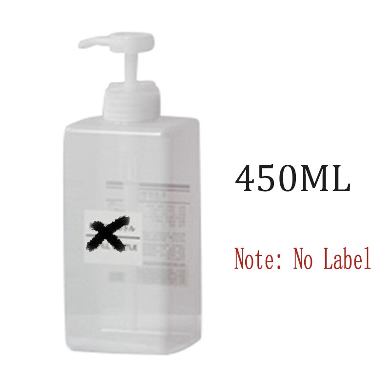 Bouteille de Gel douche de shampooing presse | 650/450/250ML conditionneur de cheveux, distributeur distributeur de savon de salle de bains, bouteilles de rangement rechargeables: TM