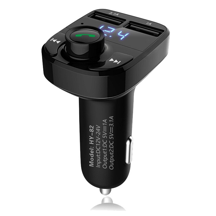 Fm-zender Aux Modulator Bluetooth Handsfree Carkit Auto O MP3 Speler Met Quick Charge Dual Usb Car Charger