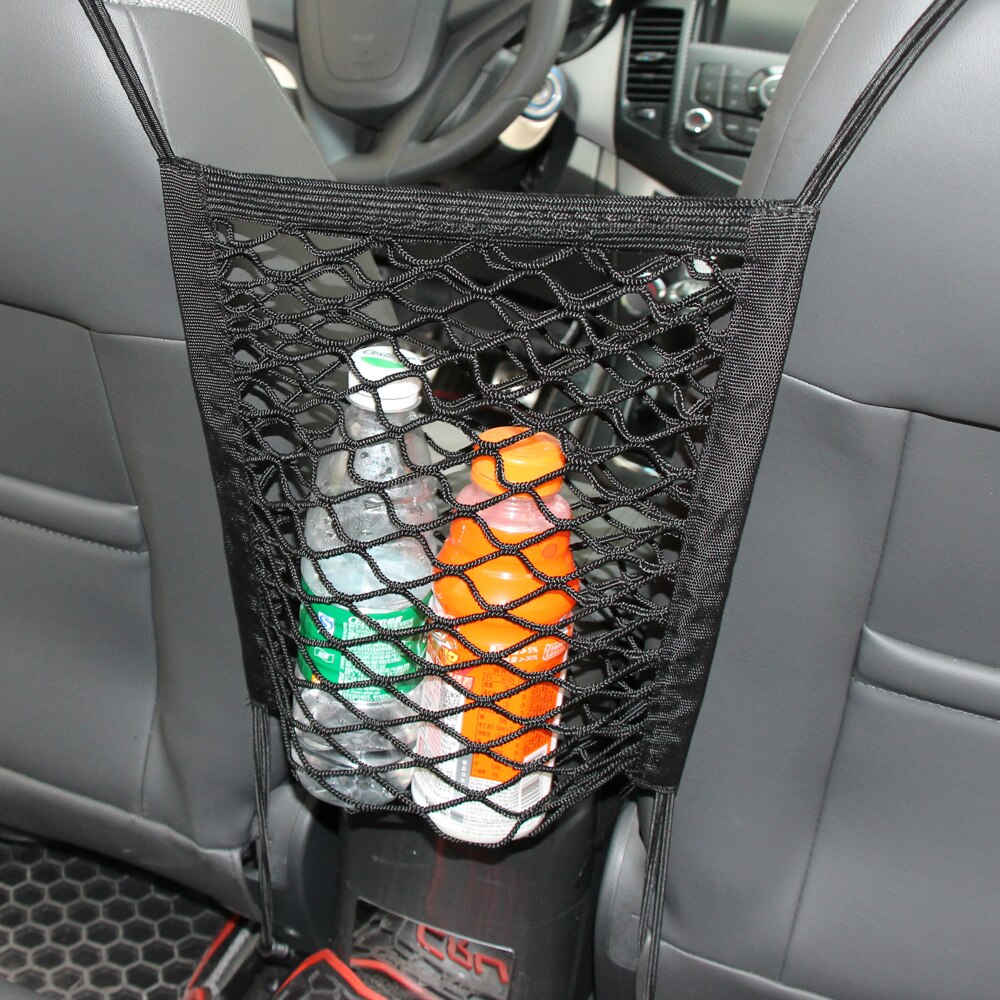 Car Organizer Net Storage Seat Back Stowing cargo net For dodge caliber ram 1500 caravan charger journey Neon Dart Viper