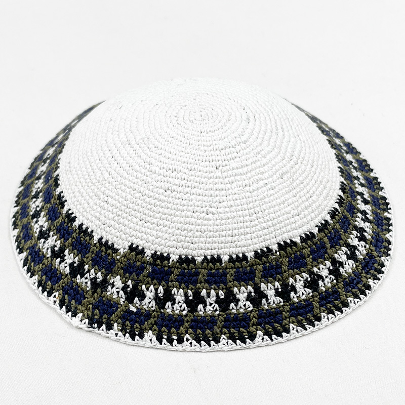 Kippa tricoté à la main pour hommes, garçons et enfants, chapeau Yamaka Kippot: 4