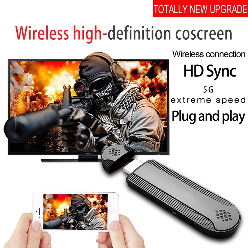 WiFi Display Dongle Wireless HDMI Display Adapter Miracast Dongle for iPhone/iPad/Mac Laptop to TV Projector Car Monitor: Default Title
