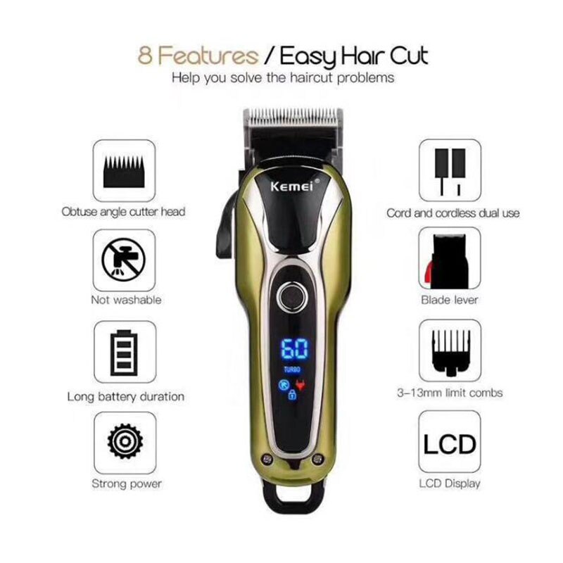 110-240V rechargeable hair clipper hair trimmer for men shaving electric cutter hair cutting machine haircut