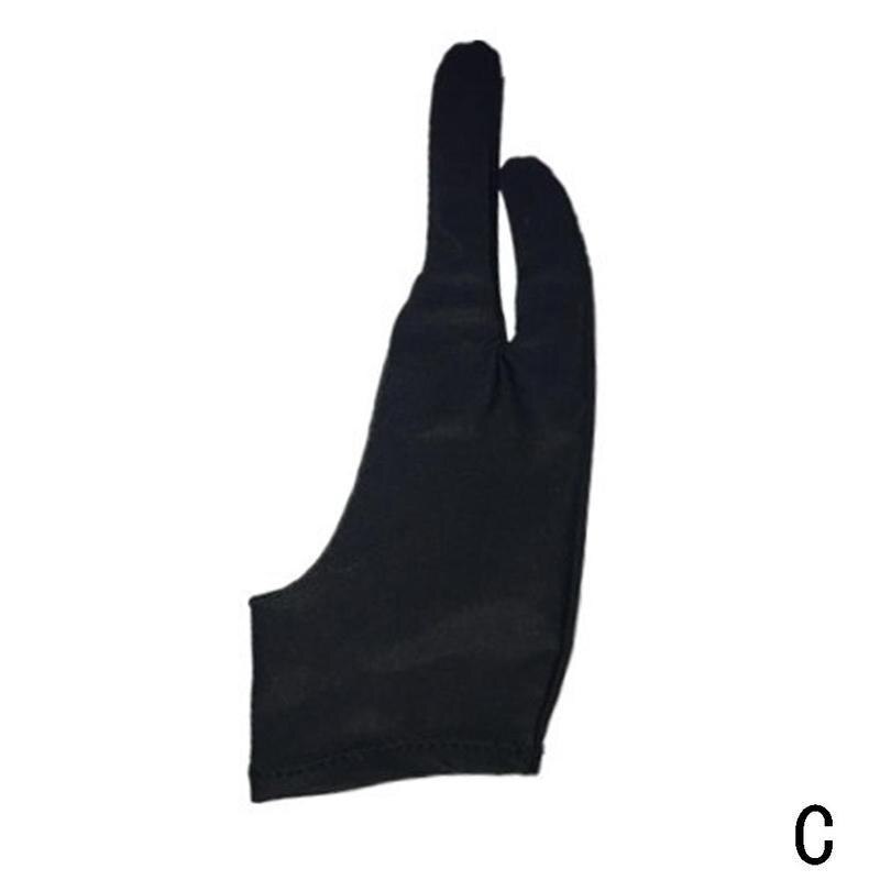 1 Pc Drawing Two Finger Glove Nti-fouling Drawing Painting Artist Drawing L Glove S, Graphics Tablet For Any M, L2N9: Black L