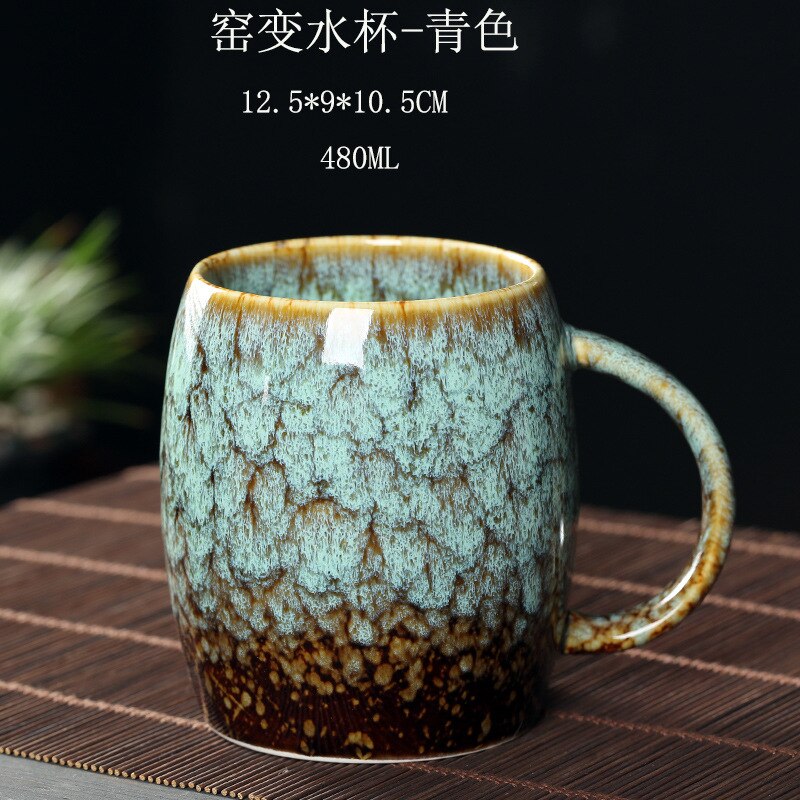 Keramiske 480ml kaffekrus tazas de ceramica creativas kaffekop te kop rejsekrus krus lærer påskønnelse  i077: 3