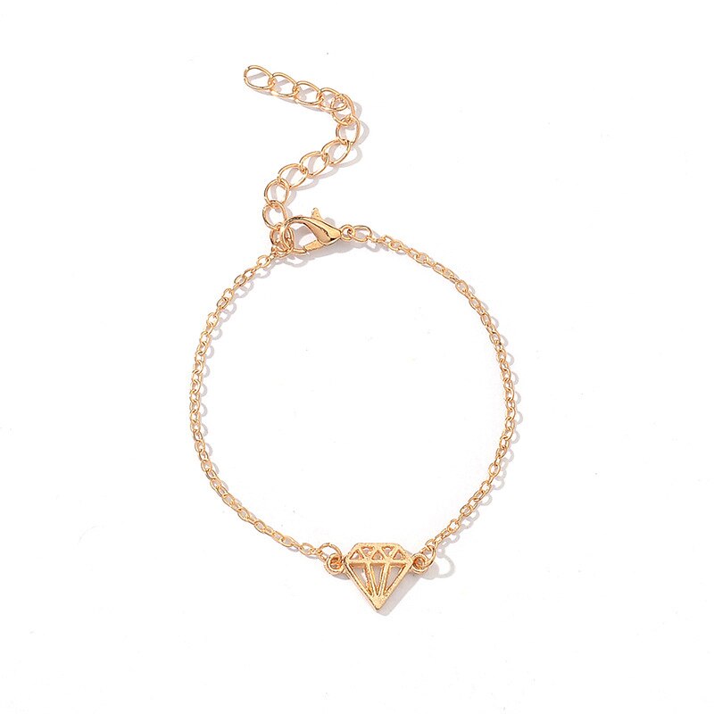 caldo 4 pz/impostato moda boemia foglia nodo mano polsino catena a maglie braccialetto di fascino braccialetto per le donne bracciali in oro gioielli tutto'ingrosso