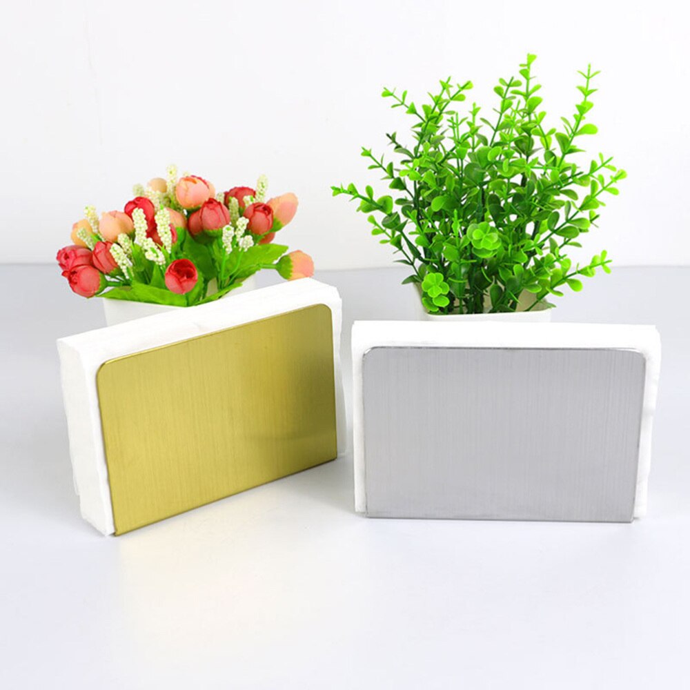 Rvs Servettenhouder Verticale Papier Tissue Dispenser Serviette Stand Voor Thuis Restaurant