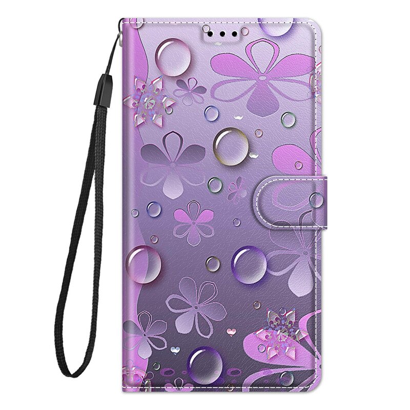Dla Redmi 9A malowane skórzane etui z klapką do telefonu Xiaomi Redmi 9A M2006C3LG M2006C3LI etui z miejscem na karty stojak okładka książki: C16