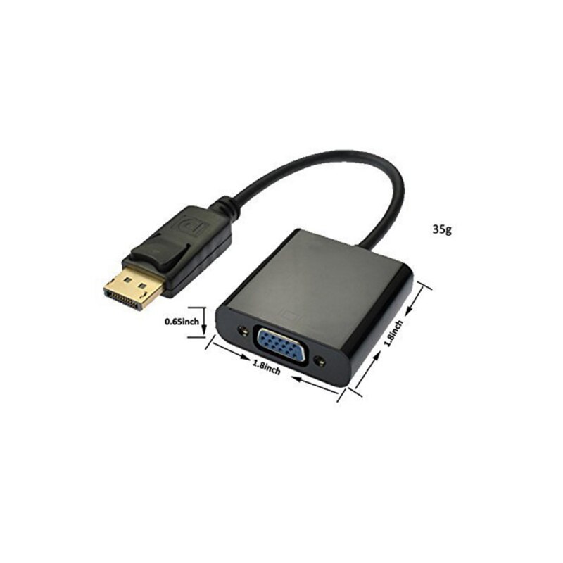 Displayport DP Male Naar VGA Vrouwelijke Adapter Display Port Kabel Converter DP naar VGA Adapters