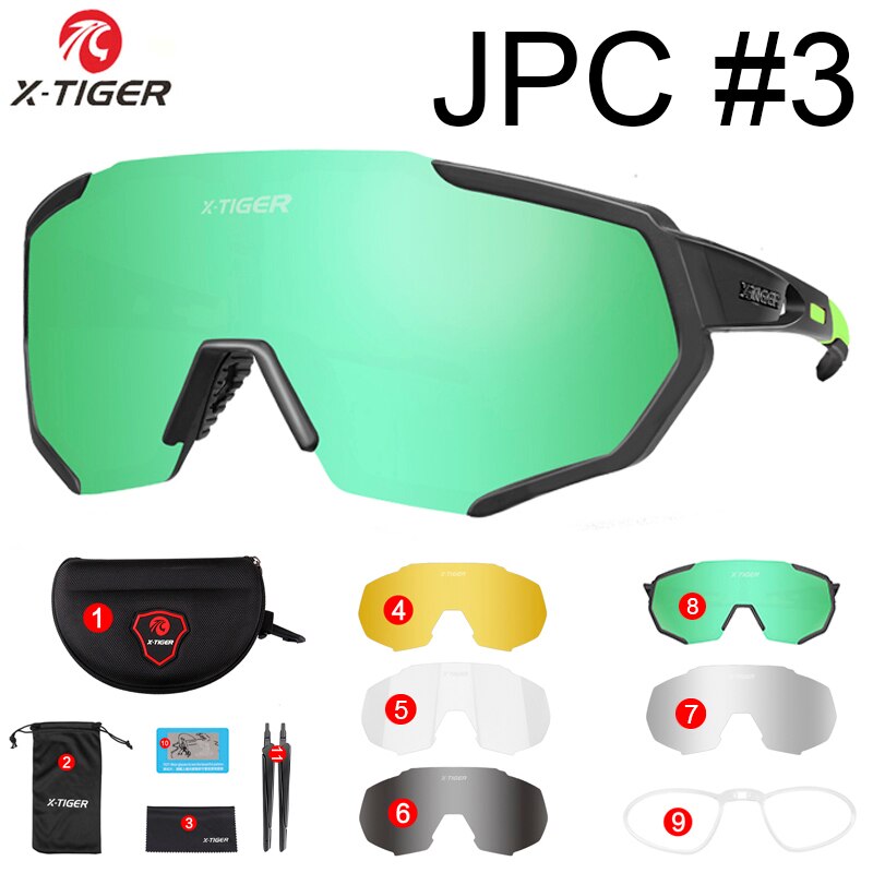 Gafas polarizadas X-TIGER para ciclismo, gafas para deportes al aire libre, gafas para bicicleta de montaña, gafas de sol para hombre y mujer, gafas para ciclismo