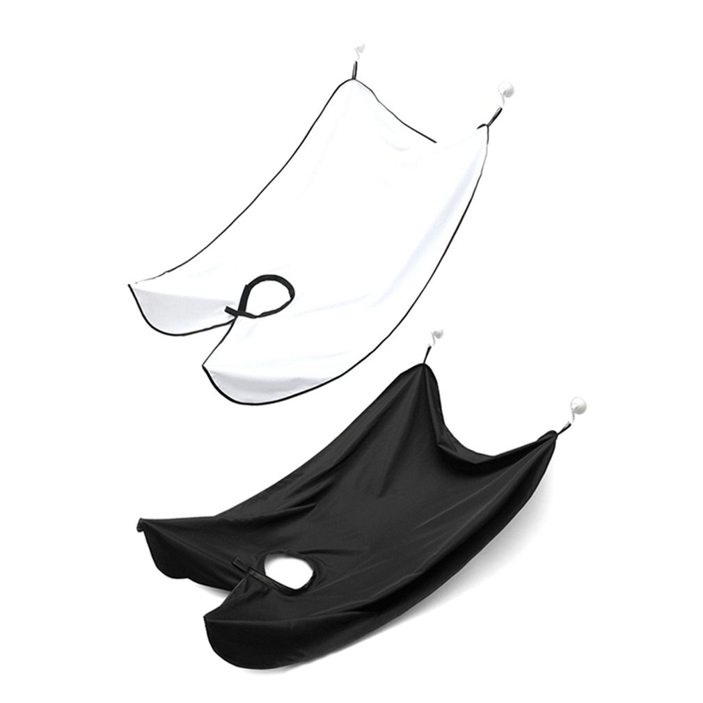 Men Beard Apron Beard Care Clean Shaving Apron Facial Hair Dye Trimmings Catcher Cape With Suction Cup