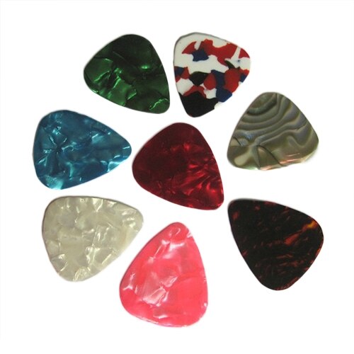 Top Gemengde Dikte Celluloid Plectrums op de laagste prijs, voor 100 stks Plectrums Plectrums