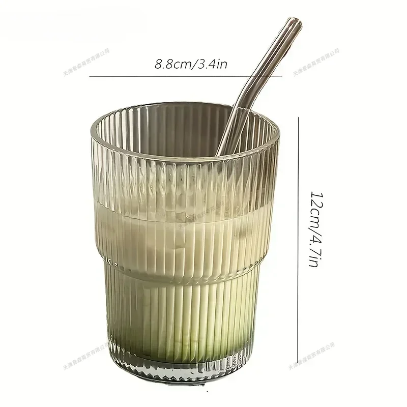 Vasos transparentes con tapa y pajita, taza de café helada, taza de té, jugo, leche, agua, 450ml, 1/2 Uds.