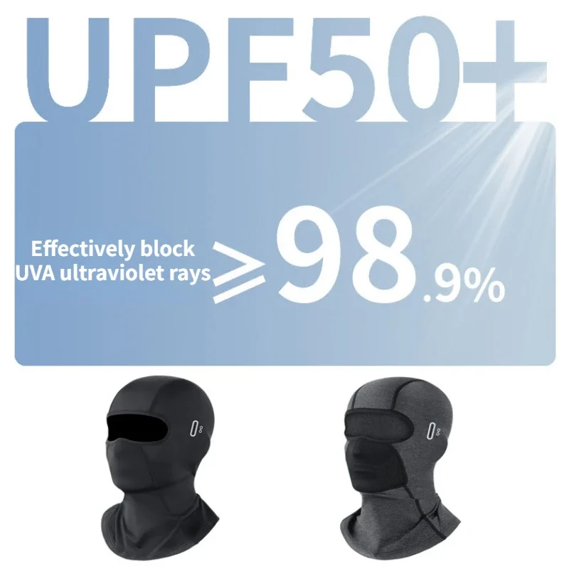 Motorcycle Balaclava Summer UV Protection Glasses Face Breathable Hole Men Women Quick-Drying Motorcyclist Winter Warm Ski Mask