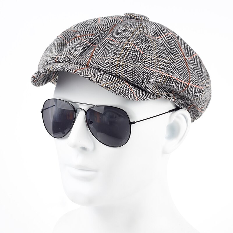 Winter hats Woolen Cap Ear Protect Warm Man Hat Foldable Berets leisure thicken Soldier Cap touca