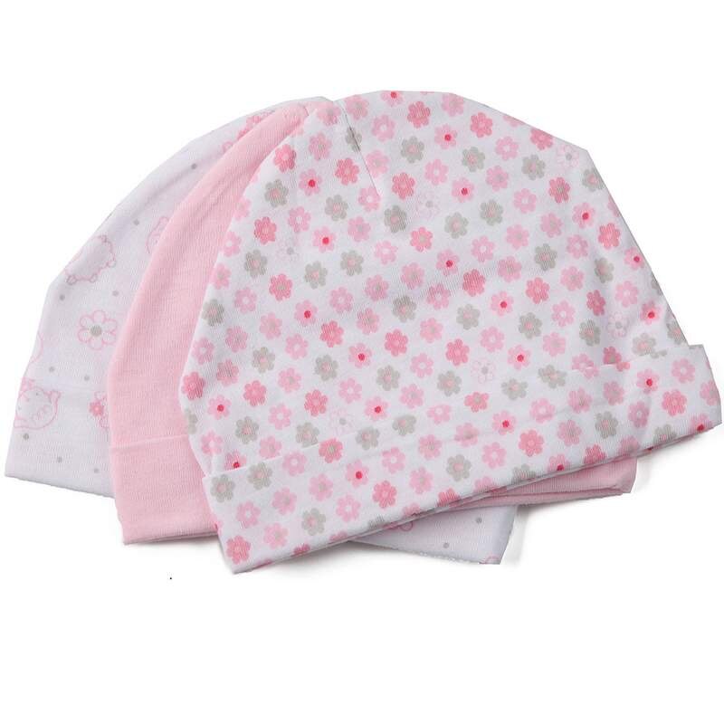 Baby boy kepsar karaktär unisex bomull 0-3 månader 4-6 månader monterade baby hattar & kepsar, spädbarn kepsar , 3 pack , 0-3 månader: Hp3003