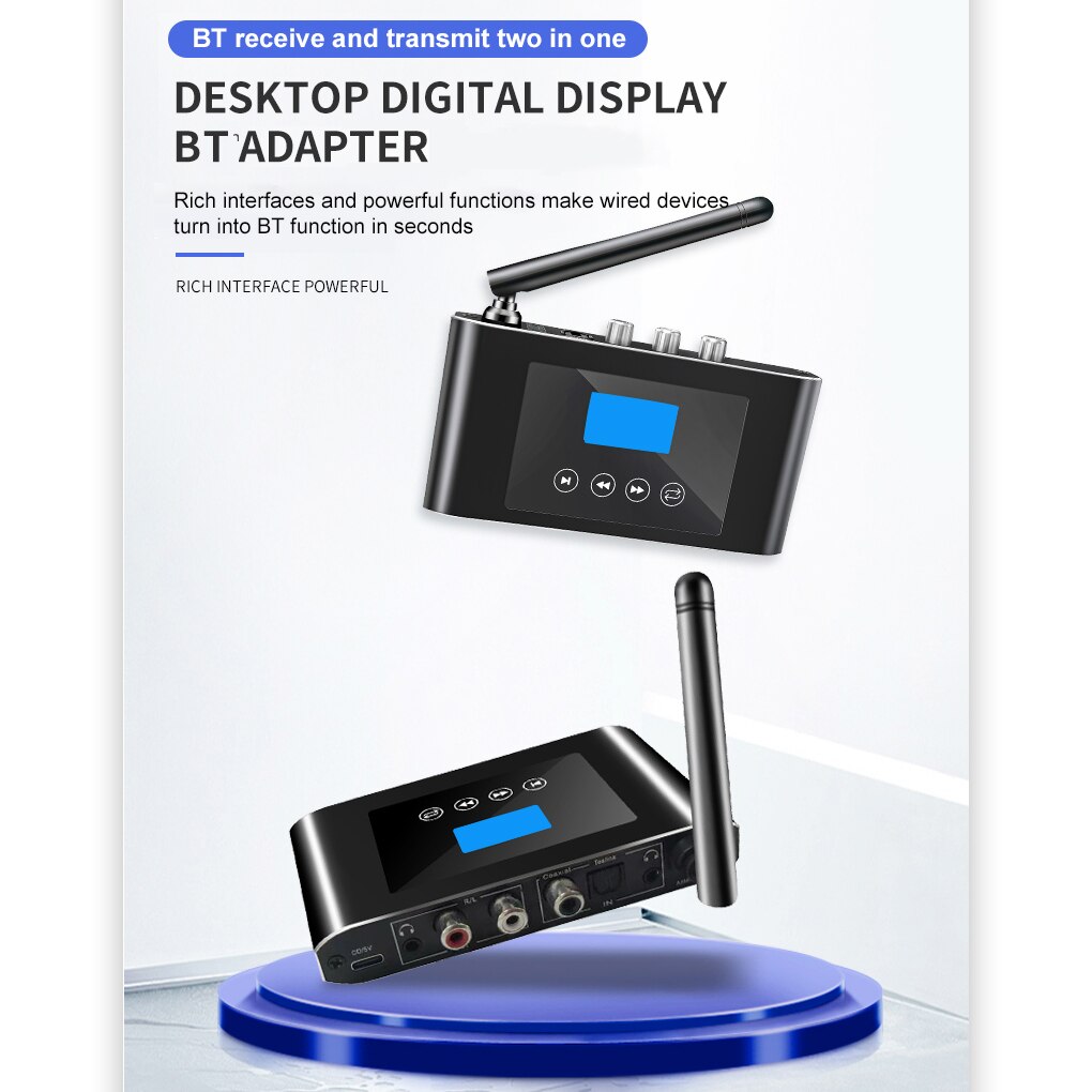 Computer Wireless Transmitter Receiver Digital Bluetooth 5.1 Audio Adapter Soundbar DVD Player Home