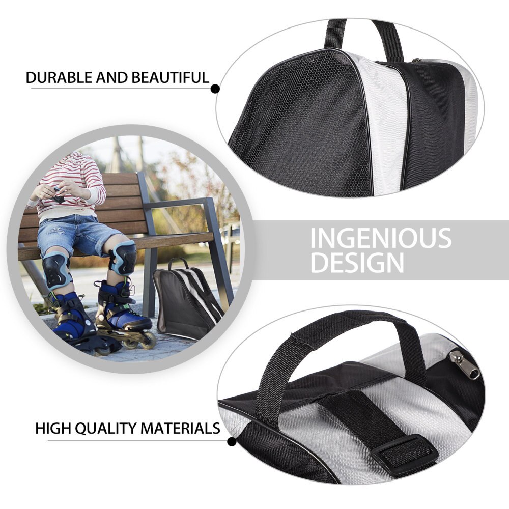 1PC Roller Storage Pouch Practical Roller Bag Simple Bag (Black)