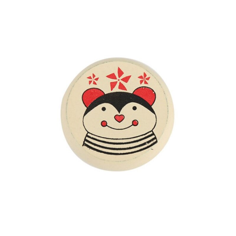 Saizhi Cute Animal Prints Wooden Yoyo Toys Ladybug Toys Kids Yo-Yo Yo Yo Toys For Children Children Yoyo Ball: bee