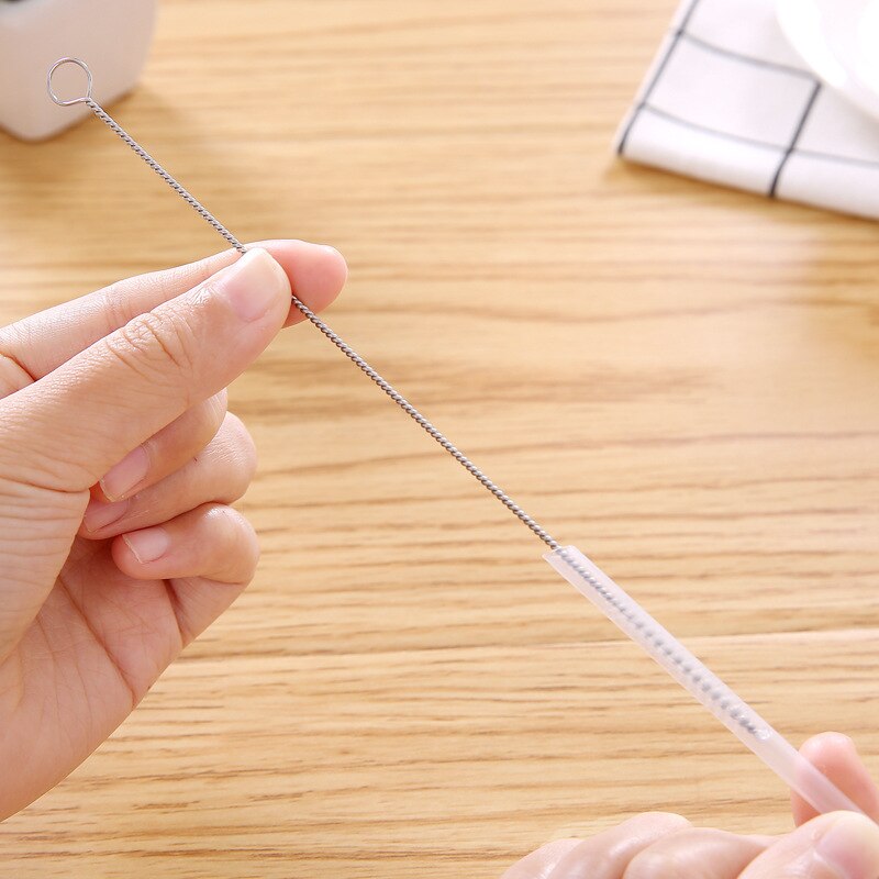 5/10 Pcs Seguro Reutilizável de Alta Qualidade Escovas de Mamadeira Mamilo Potável Palha Softe Escova de Limpeza Suprimentos de Alimentação Do Bebê 18 CM