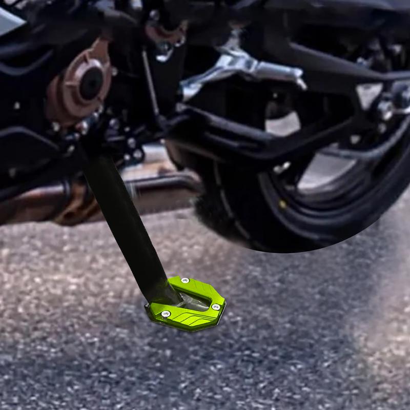 Motorcycle Kickstand Plate Anti-Skid Side Stand Extension Plate Foot Support Pad High Strength Motorcycle Accessories Foot Plate