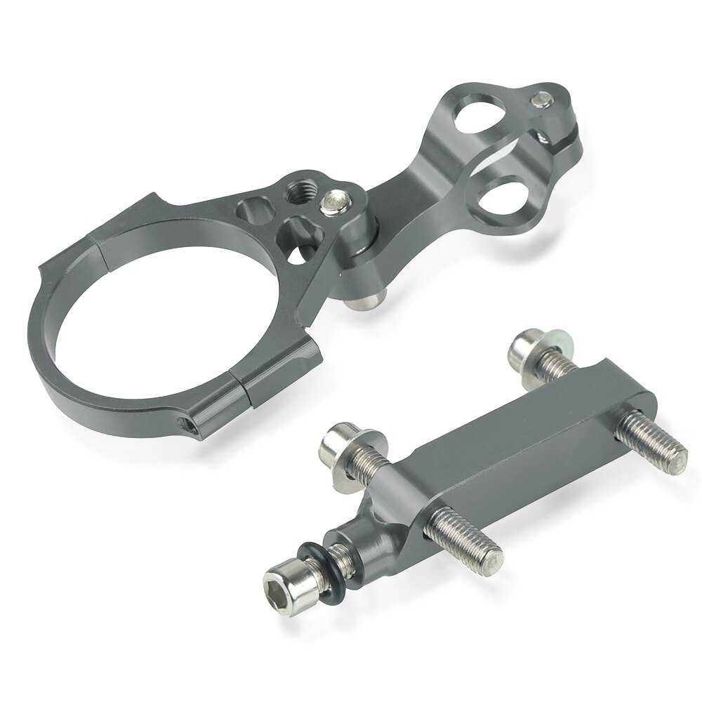 Pour Kawasaki Versys 650 Versys650 moto direction stabiliser amortisseur Support Support Kit de montage: Gray