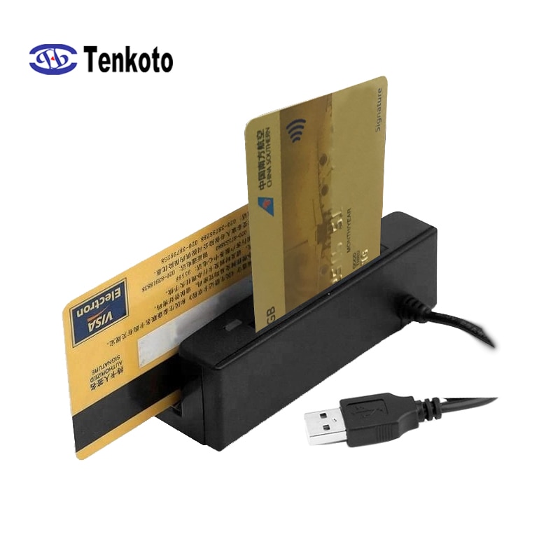 USB Smart Card Reader For Bank Magnetic Card IC/ID EMV All In One MSR Only Reading Contact Chip Writer