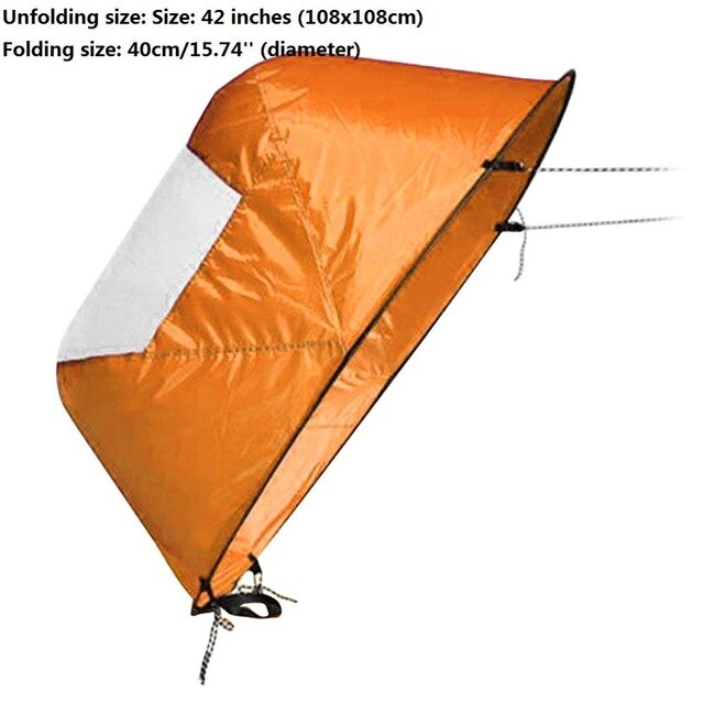 Plegable vela Kayak barco viento vela Sup Paddle Board navegación canoa carrera remo barcos viento ventana portátil PVC Popup: 04