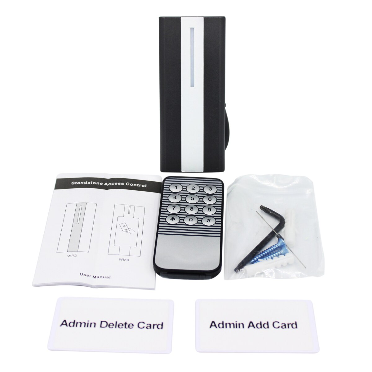IP67 Waterproof 125khz RFID Standalone Access Control Reader 2000 user Proximity RFID Card Reader Access Control System