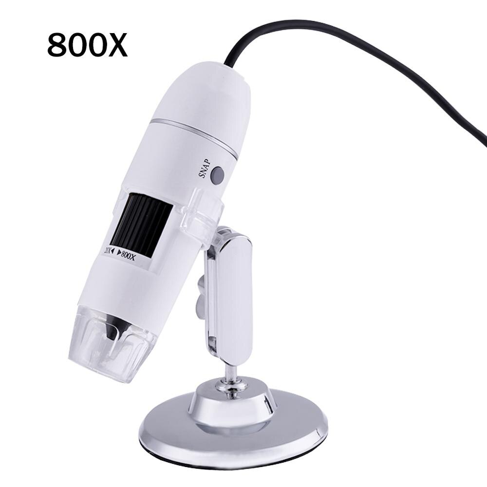 VKTECH 1000X HD 1080P 4.3 inch Portable LCD Digital Microscope Camera Desktop Microscope Magnifier Magnifying Glass Set: 800X