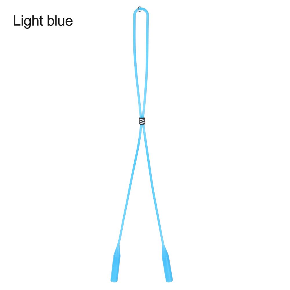 Glasses Accessories Sports Silicone Glasses Chain Eyeglasses Rope Glasses Strap Eyewear Lanyard Neck Cord: GRAY