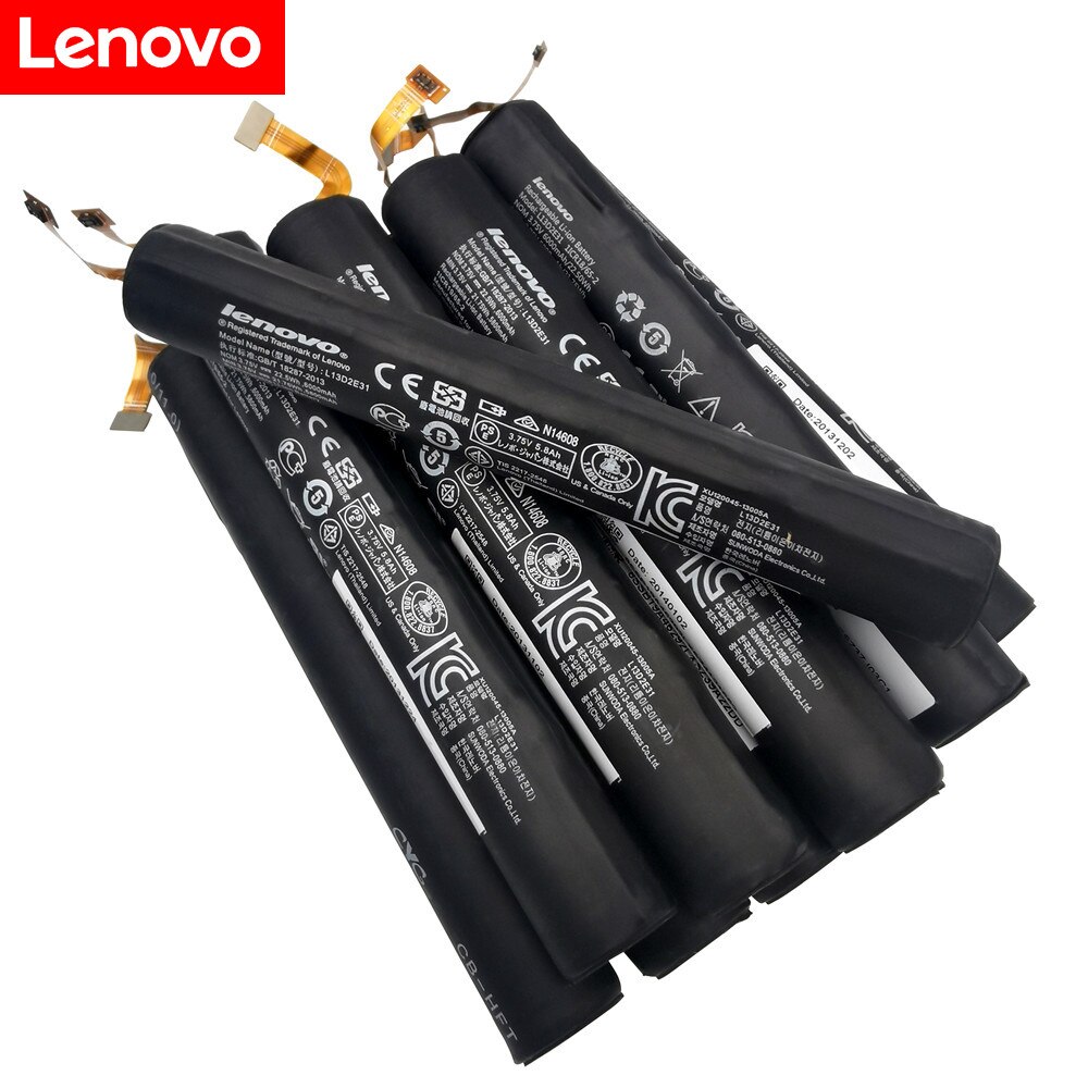 Lenovo – tablette de Yoga 8 B6000 100% B6000-H B6000-F 60044 60043 mAh, batterie L13C2E31, avec Code de suivi, 6000 Original