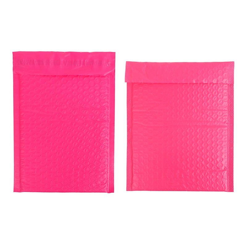1pc bubbelpostar vadderade kuvert pärlfilm kuvertpåse för bokmagasin fodrad mailer självförsegling rosa