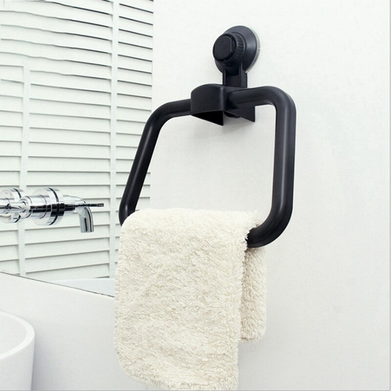 Extendable Telescopic Spring Loaded Net Voile Tension Curtain Rail Pole Rods & Towel Ring Vacuum Strong Suction Cup