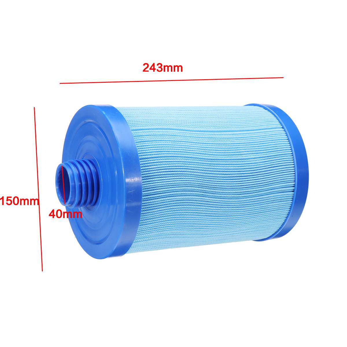 Élément filtrant de Spa pour 6CH-940 PWW50, 243x150MM avec trou de 40mm, cartouche filtrante de jacuzzi, accessoires de piscine