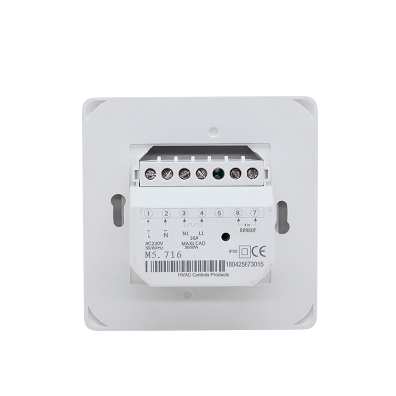 Mechanical Manual Floor Heating Thermostat LED Indicator 16A Room Floor Temperature Controller
