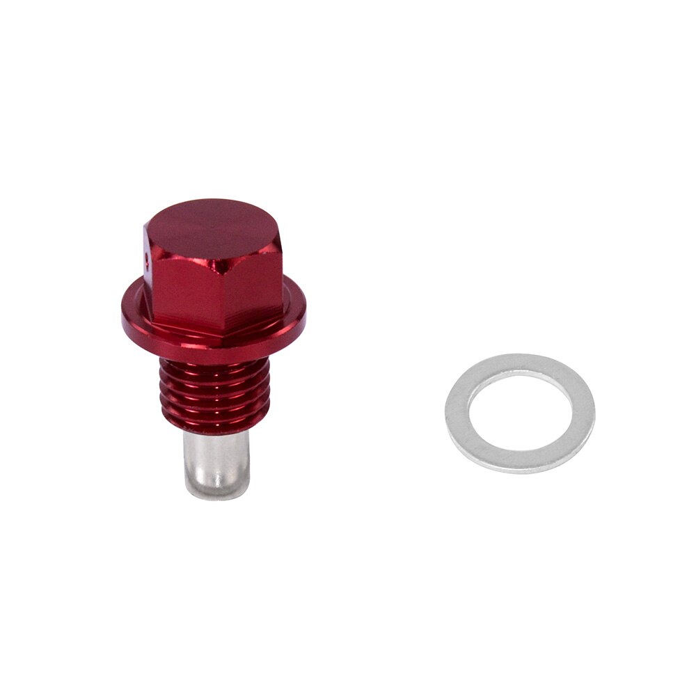 -M12x1.5 M12x1.25 M14x1.5 Magnetische Oil Drain Plug & Oil Drain Sump Moer JR-ODP12125/1215/1415: Red / M12x1.5