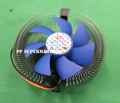 Ventilador disipador de calor para CPU + LED Intel LGA775/1150/1155/1156/ AMD AM3/AM2/AM2 +/754