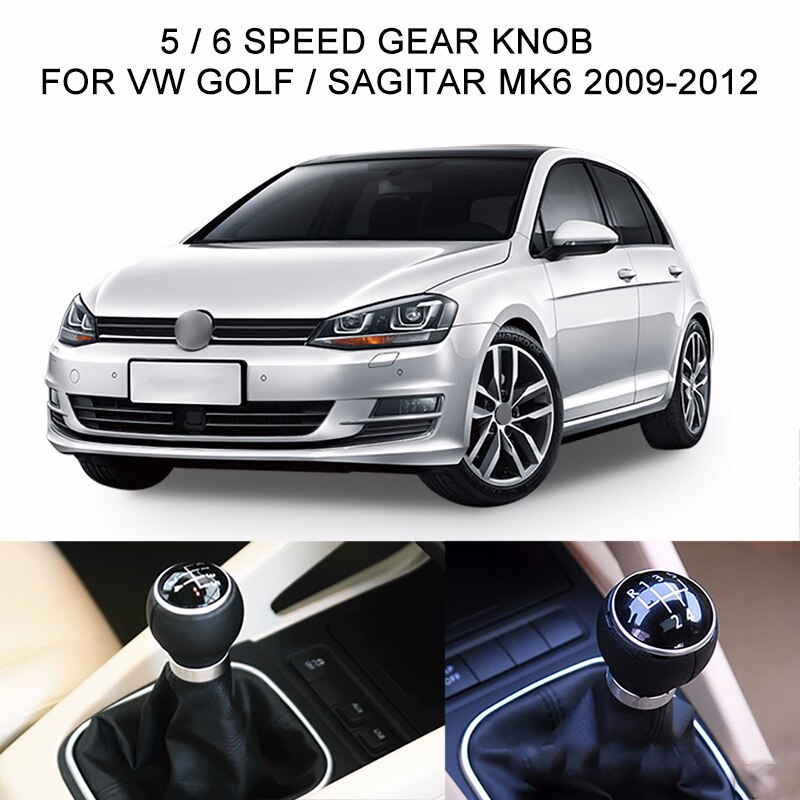 Speedwow pu läder bil växelspak växelspak damask dammskydd för vw golf 5 6 jetta  mk5 05-10 sagitar  mk6