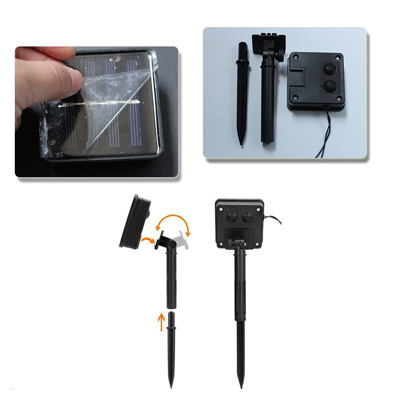 20/30 LED Solar Powered Cute Bee String Light Outdoor Garden Fence Patio Christmas Garland Animal Lights