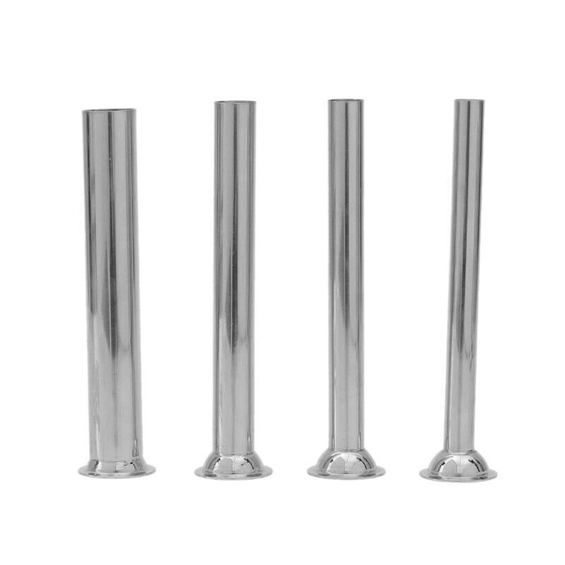 Saihisday 4Pcs Sausage Stuffing Tubes Stainless Steel Sausage