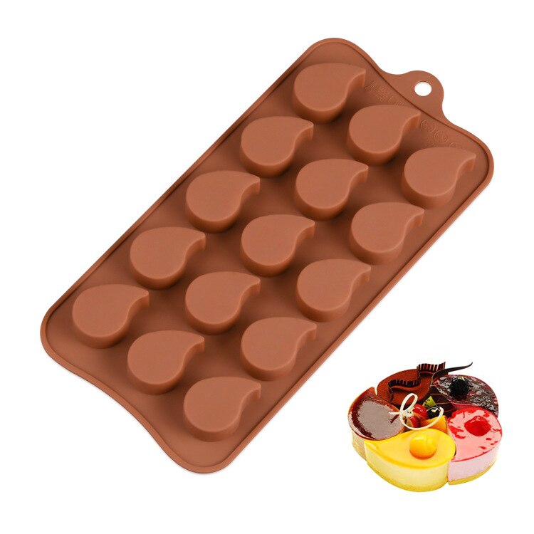 Silikolove utensilios para decoración de tortas con Fondant molde de silicona antiadherente Chocolate moldes pudín gelatina para hornear cocina Sugarcraft