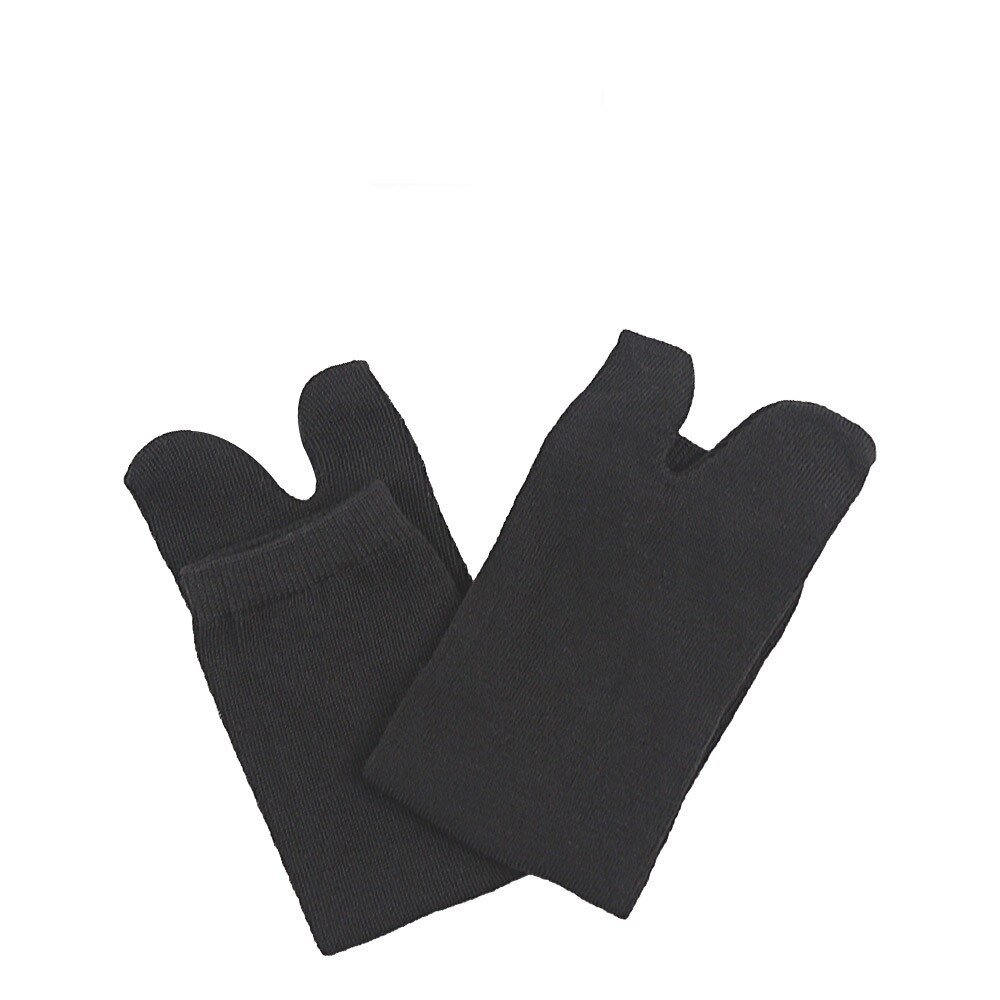 Separadores ortopédicos para el cuidado de los pies, 2 calcetines para el dedo del pie, Corrector ortopédico para juanete, corrección de Hallux Valgus, ectropión y pedicura, 1 par: 1 pair of  black